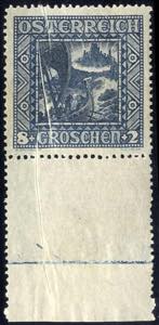 1926, Nibelungensage 8+2 Gr. dunkelblau im ... 