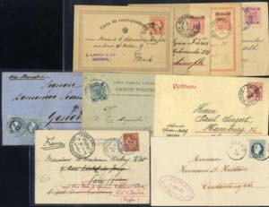 1873-1906, ein Brief und fünf Postkarten ... 