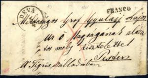 Deva, 1861, Brief vom 3.4. nach Pesth, ... 
