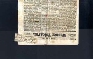 1856, komplette Zeitung Wiener Telegraf ... 