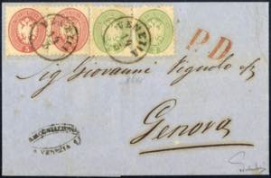 1866, lettera da Venezia il 14.3. ... 
