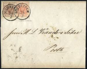 MEDVISCH, 1852, Brief vom 24.2. nach Pesth ... 