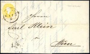 Temesvar  1862, Brief vom 11.6. nach Wien ... 