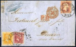 1861, Brief von Magdeburg am 8.3. nach ... 