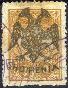 1913, Doppeladler auf türkischen Marken, 5 ... 