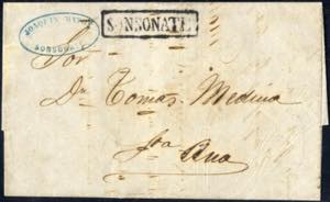 1861, Brief aus Sonsonate am 24.5. nach Sta ... 