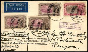 1931, Luftpostbrief vom 13.4.1931 von ... 