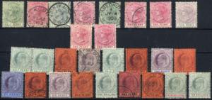 Lagos 1882/1906, a nice mint and used ... 