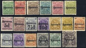 1909, overprint and surcharged issue mint ... 