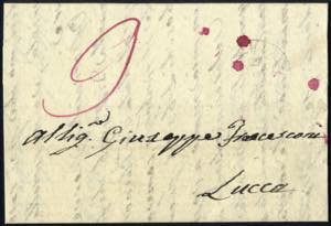 1850, STRADA FERRATA LUCCA-PISA: lettera del ... 