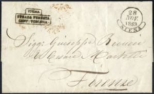 1853, STRADA FERRATA CENTRALE TOSCANA: ... 