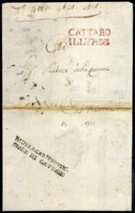 CATTARO / ILLYRE 1810, lettera da Cattaro ... 