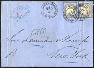1874, Brief vom 15.2.1874 von Constantinopel ... 