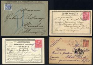 1890-1913, Lot von einem Brief und drei ... 