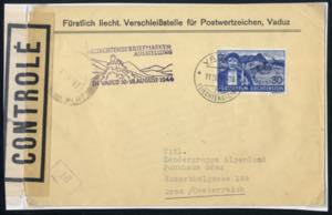 1946, Brief aus Vaduz am 11.7. nach Graz ... 