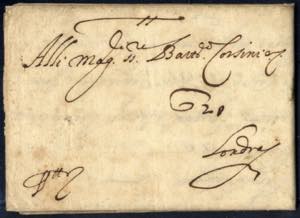 1596, Brief von Midelborgo vom 20.4. nach ... 
