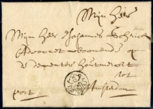 1697, Brief von Den Haag vom 31.10. nach ... 
