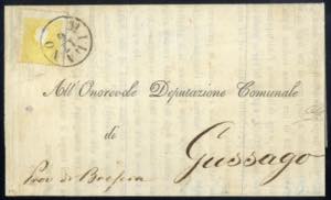 1859, circolare da Milano il 17.6 per ... 