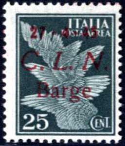1945, C.L.N. Barge, Imperiale posta aerea 25 ... 