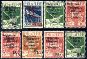 1920, francobolli della serie Legionari ... 