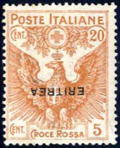 1916, Croce Rossa 20 + 5 c. arancio con ... 