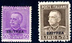 1928/9, Parmeggiani 50 c. lilla e 1,75 L. ... 