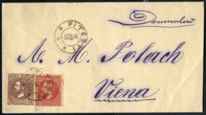 1882, Brief von Pitsti am 18.6. nach Wien ... 