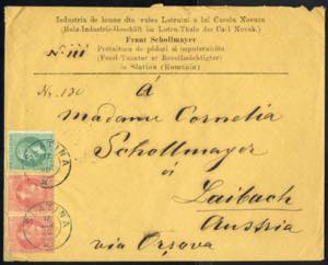 1880, Brief von Slatina am 17.1. nach ... 
