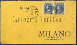 1882, Brief von Galatz am 30.1. nach Milano ... 