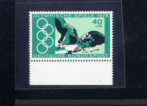 1976, 40+20 Pf. Olympische Spiele ... 
