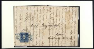 1860, Brief von Kranichsfeld am 13.10. nach ... 