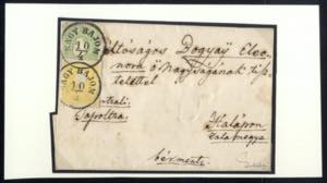 1858/59, Brief von Nagy Bajom am 10.4. nach ... 