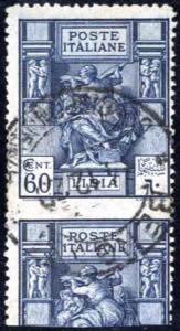 1924, Sibilla Libica 60 c. azzurro non ... 