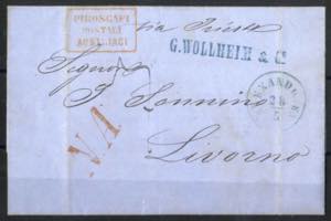 1863, Brief vom 28.5.1863 von Alexandrien ... 