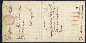 1641, tres belle lettre du 13 décembre 1641 ... 