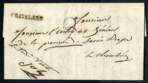 1836-45, Savoia: due lettere ... 