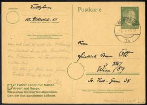 1945, Ersttag der österreichischen Post, ... 