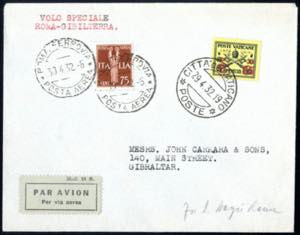 1932, Volo speciale Roma - Gibilterra, ... 