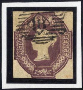 1854, 6 d mauve, a very fine used example, ... 
