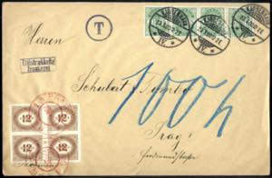1900, Briefumschlag vom 23.3.1900 von ... 