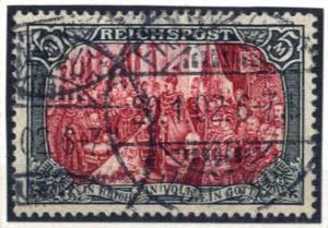 1900, Reichspost, 5 M Type IV, ... 