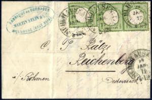 1872, Brief von Mühlhausen vom 29.1. nach ... 