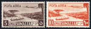 1950, A.F.I.S., Posta aerea, 11 valori ... 