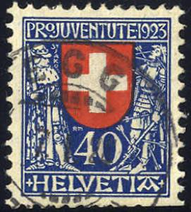 1923, Pro Juventute, 4 Werte (U. 192-95 - M. ... 