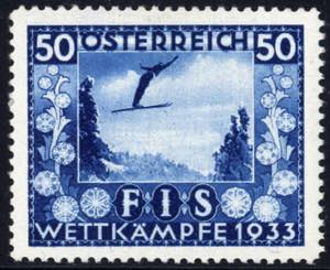 1933, Campionati mondiali di sci, 3 valori ... 