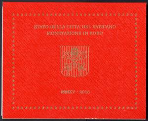 2015, Vatikan Kursmünzensatz, Divisionale ... 