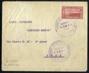 1927, Piroscafo Tocra, lettera del 18.1.1927 ... 
