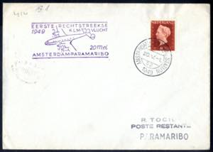 1952, Erstflugpostbrief ... 