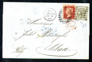 1873, Brief aus London am 24.10. nach ... 