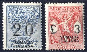 1926, Segnatasse per vaglia, serie 6 valori, ... 